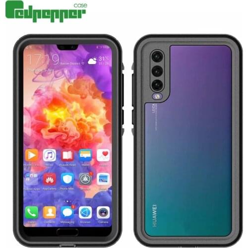 100% 2 meters Depth Waterproof Case For Huawei P20 P20 Pro Outdoor Seal Diving Extreme Shockproof Dustproof Luxury Cover Cases
