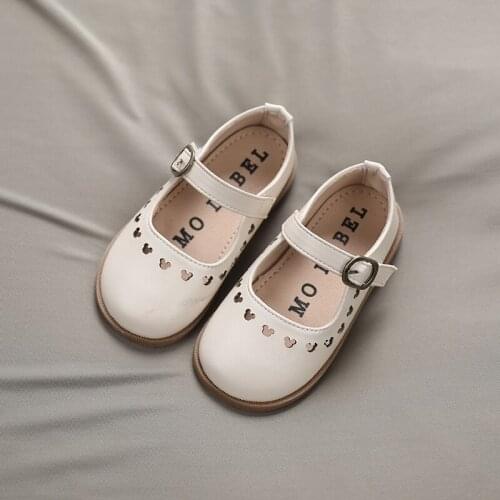 2021 High Quality Children Casual Leather Shoes Girl Sneakers Breathable Baby Toddler Shoes Flat Lace Up Leisure Girl Sneaker