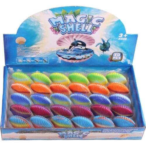 5pcs/lot Magic Hatching Growing Marine Life Shell Toy, Growing In The Water Marine Animal Scallops Baby Gifts ZLL