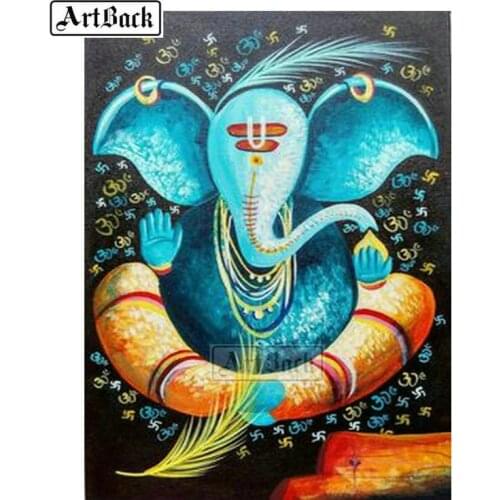 5d diy diamond painting green elephant icon full square drill 3D diamond embroidery new arrival rhinestone mosaic sticker