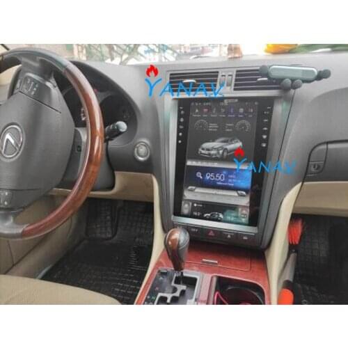 12.1' Tesla vertical screen GPS Radio Car multimedia DVD player for-Toyota-Lexus GS/GS200/GS300/GS350/GS450/GS460 car stereo