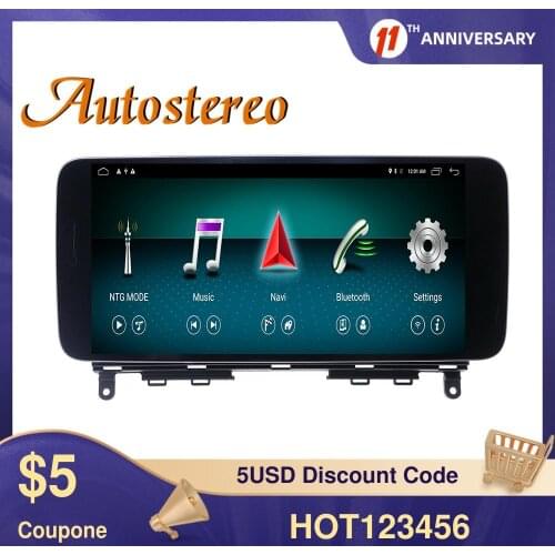 Android 10.0 Car GPS Navigation Stereo For Mercedes-Benz GLK GLK250 GLK280 GLK300 GLK350 2008-2012 Auto Bluetooth Radio Headunit