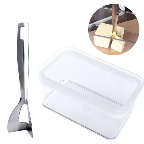 Safe Butter Sealing Cutting Set Butter Dish with Sealed Lid and Cutter Slicer Easy Cutting and Storage Butter Box Cheese Keeper
