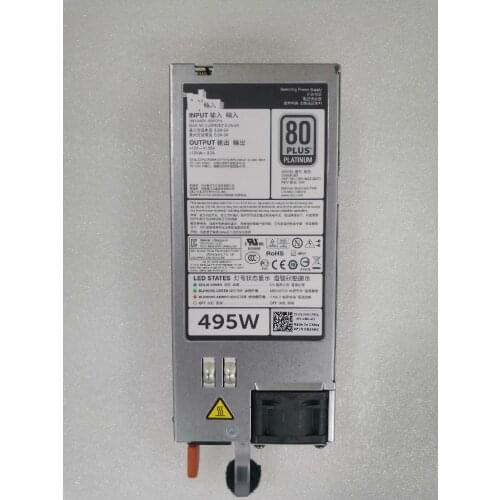 For DELL R720 R620 server power supply 495W 3GHW3 N24MJ D495E-S0 F495E-S0