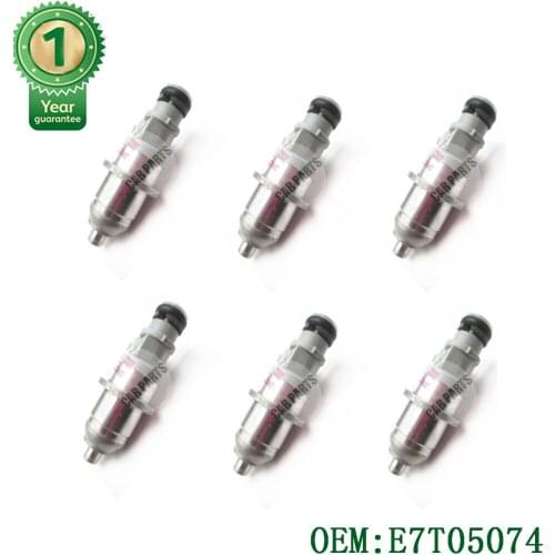 Set 6 quality tested FUEL INJECTOR NOZZLE E7T05074 (M-1.81) DIM1070G E7T05074 for Mitsubis-hi Pajero III 3.5GDI
