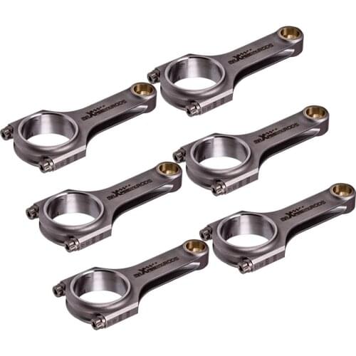 Forged 4340 Connecting Rods For BMW 3 5 Series E30 E28 2.7L M20B27 325E engine Conrods High Performance Conrod Bielle Pleuel