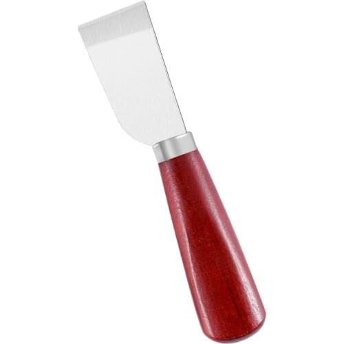 LMDZ Leather Skiving Knife DIY Leather Craft Cutting Tools Practical Leather Wooden Handle Knife Cutter Accessory one knife