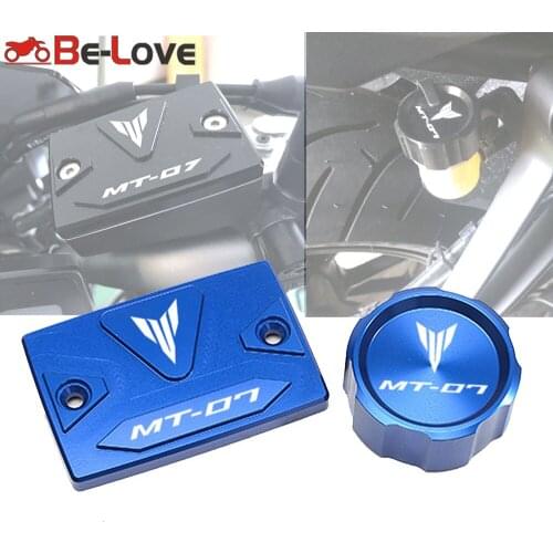 For Yamaha MT-07 MT 07 mt07 FZ07 FZ 07 2014-2021 Motor Accessories Front & Rear Brake Fluid Cylinder Master Reservoir Cover Cap