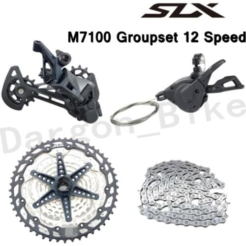 Shimano DEORE SLX M7100 Groupset MTB Mountain Bike 1x12-Speed 45T 51T SL+RD+CS+HG M7100 Shifter Rear Derailleur