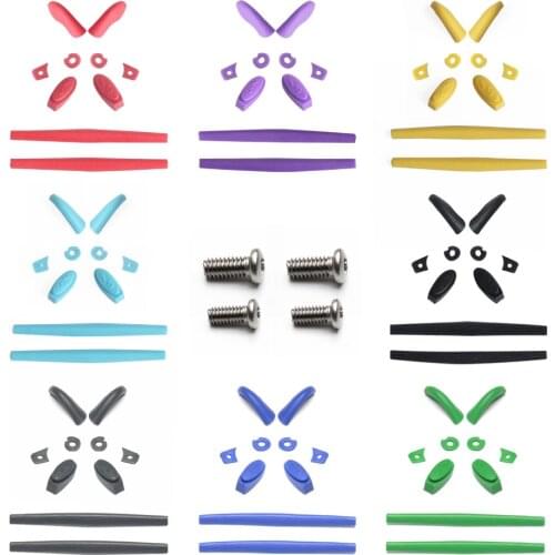 PapaViva Rubber Kit Replacement Earsocks & Nose Pads & T6 Screws for Authentic Juliet Sunglasses Frame