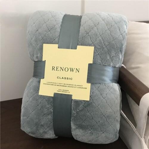 New Soft Coral Fleece Blanket Flannel Blanket Summer Office Nap Blanket Sofa Cover Blanket Household Home Picnic Blanket