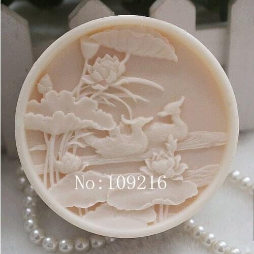 Wholesale!!!1pc New Style Mandarin Duck(Zx89) Silicone Handmade Soap Mold Crafts DIY Mould