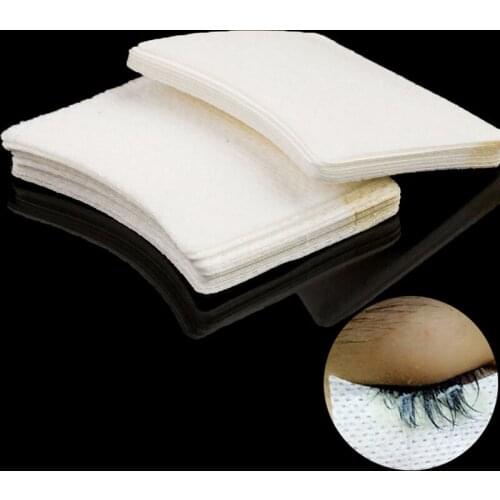 40/80Pcs Eyelash Extension Remover Cotton Pads Eye Pillow Pads Under Eye Lash Protection Patches for Removing Grafting Eyelash