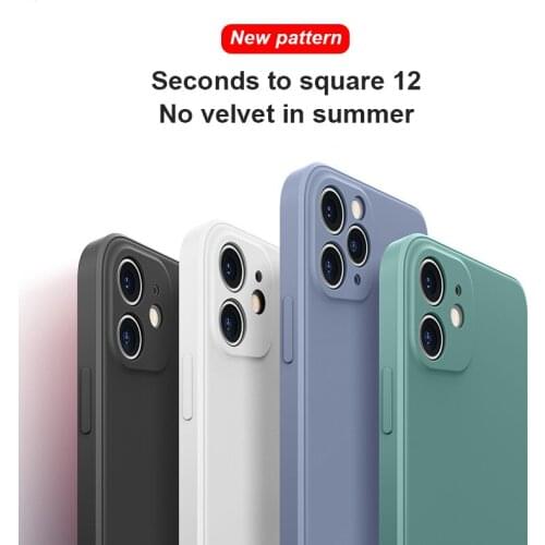 Silicone Case for iPhone 11 Pure Color Design Soft Phone Case for iPhone 11 Seven Color Optional