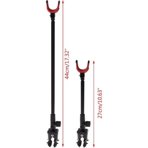 Fishing Rod Holder Extend Stretched Stand Carbon Fiber Telescopic Brackets M68D