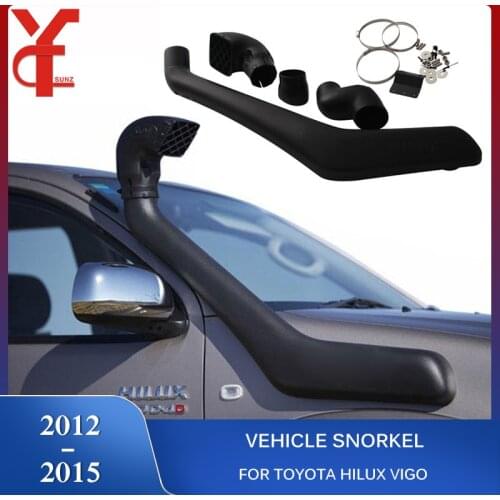 Air intake snorkel parts For toyota hilux vigo 2012 2013 2014 2015 Black Vehicle snorkel 4x4 accessories