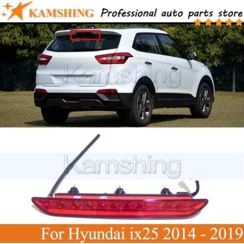 Kamshing Rear Additional brake light lamp For Hyundai ix25 2014 2015 2016 - 2019 High Additional 3rd Third Brake Light stop lamp