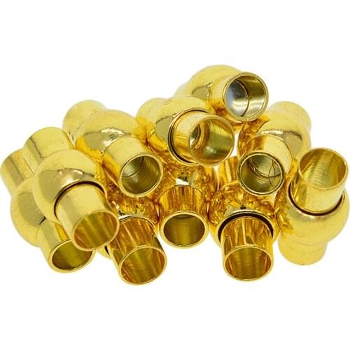 10x Magnetic Jewelry Clasps Jewelry Findings Necklace Bracelet Connector 5mm
