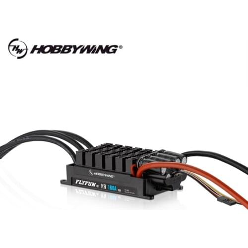 100% Original Hobbywing FlyFun-130A HV /160A HV OPTO V5 with reverse thrust function ESC support 6-14S Lipo for EDF Ducted Fan