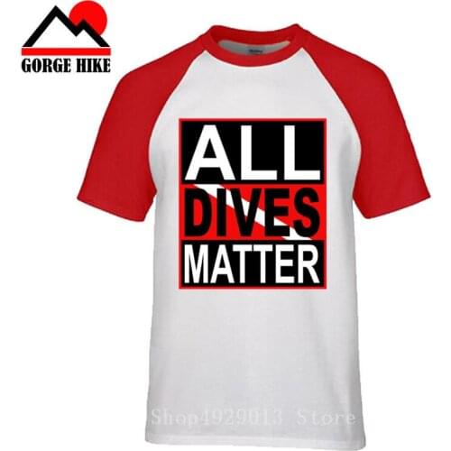 2019 Diving Fish Shark Diver diver tank mask funny Birthday Gift tshirt T-SHIRT Cool All Dives Matter t shirt men Fashion tshirt