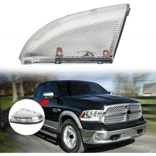 Car Front Side Mirror Turn Signal Light Lamp for 09-14 Dodge Ram 1500 & 10-14 2500 68064948AA