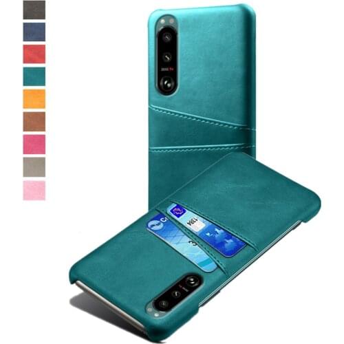 For Sony Xperia 5 10 1 III II XZ2 XZ4 XZ5 Funda PU Leather Card Slots Cover For Sony X Peria 20 8 5 Plus 2 L4 Xperia5 III Case