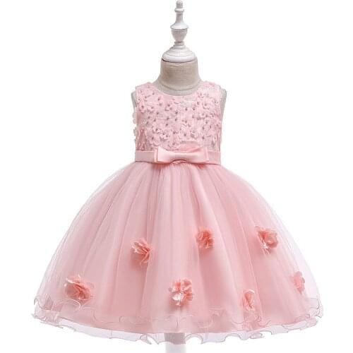 Baby Girls Flower Dress Kids Fancy Clothes Children Party Frock parth dress for girl 2-10 year