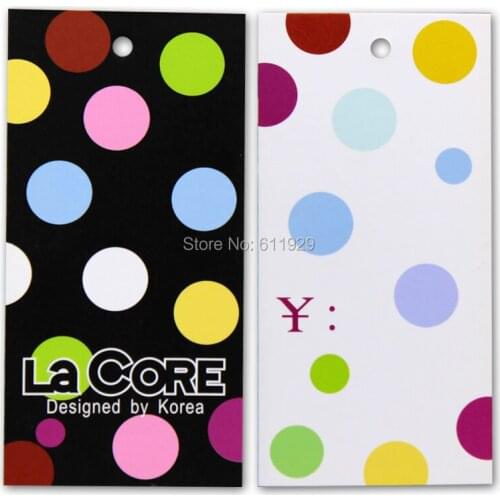 Customized clothing Hang Tags/garment hangtag/clothing tag/printed tags Free Shipping+drill hole+Glue needle