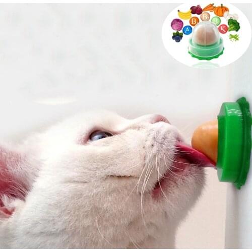 Cat Snacks Catnips Sugar Licking Nutrition Gel Energy Ball Interactive Toy Pet Kittens Increase Drinking Water Help Pet Supplies
