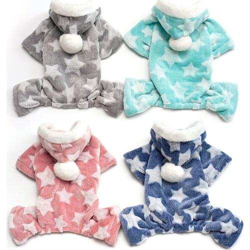 Fashion Soft Fleece Dog Clothes Autumn And Winter Dog Clothing Small Puppy Dog Coat Yorkshire Chihuahua Pet Clothes