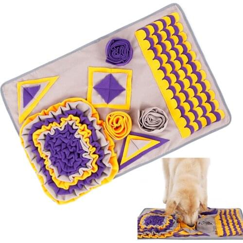 Sniffing Rug For Dogs Smell Training Intelligence Toy Feeding Mat Training Mat For Pet Dogs Cats