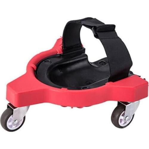1Pc Rolling Knee Pads Foam Padded Wheels Mobile Flexible Gliding Protection Work Construction Job Site Vinyl Auto Repair Knee