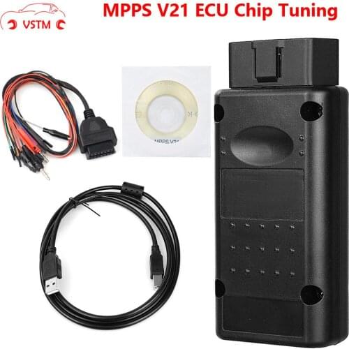 New Arrival MPPS V21 ECU Chip Tuning Interface For EDC15 EDC16 EDC17 CHECKSUM MPPS V16/V18/V21 MPPS OBD2 Car Diagnostic Cable