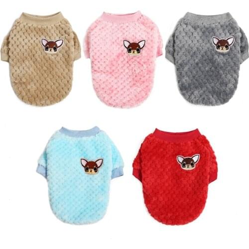 Pet Cat Clothing Dog Clothes for Small Dogs Winter Warm Chihuahua Yorkshire Cat Sweater Puppy Coat Pets Clothing Outfit bulldog