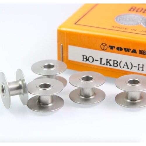 ORIGINAL TOWA BOBBINS BO-LKB(A)-H ALUMINIUM BOBBIN FOR JUKl 1850/ BROTHER B430 SEWING MACHINE 145265-001