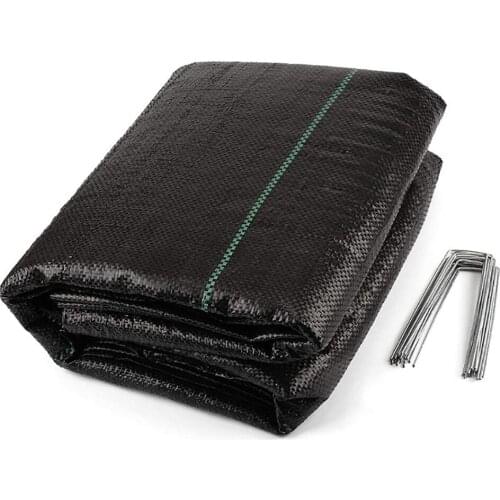 Protection Weed Mats Fabric Ground Cover Black Sheet Grass Cloth Block Gardening Control Heavy Duty Landscape