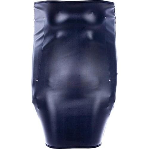 CamaTech PU Leather BDSM Body Arms Fixed Harness Bondage Erotic Toys Sexy Straitjacket Skirt With Arm Binder Restraints Sex Toys