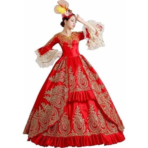 Elegant Red Court Serve Show Serve Stage Dress Evening Party Full Dress Group Go Show Studio Photography Dignified Party