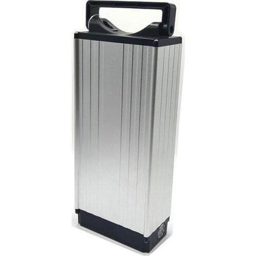 10PCS/Lot 48V 20AH rear rack electric bike battery 1500W 1700W 2000W bike lithium battery with metal ebike battery case