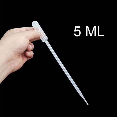 4 pcs 5ml Microscope dropper Disposable test tube Teaching Equipment Liquid test tube Chemistry class laboratory equipment