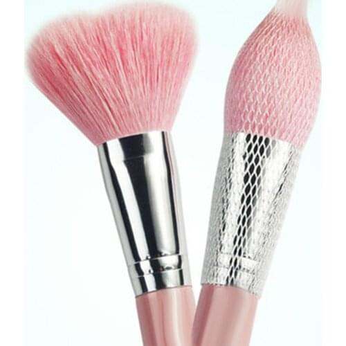 20Pcs Solid Color Cosmetic Makeup Brush Net Protector Guard Elastic Mesh Cover