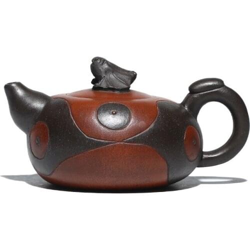 300ml Yixing tea pot purple clay teapot Handmade kettle Raw ore Teaware Chinese Tea ceremony supplies