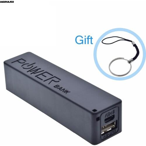 USB Power Bank Case Kit 18650 Battery Charger DIY Box Shell Kit Black For Arduino