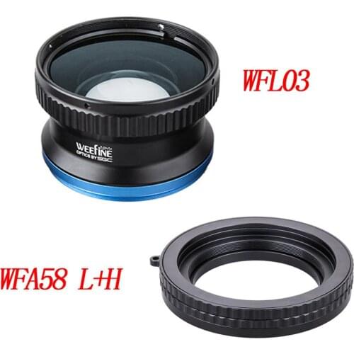 Diving Weefine WFL03 Close-up wet lens Macro Lens M67 mount 67mm for Sony RX100 Camera housing Underwater Magnet Lens adapter
