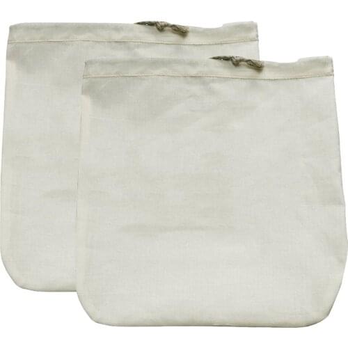 Wholesale Nut Milk Filter Bag Food Grade Organic Cotton And Hemp Reusable Food Strainer For Yogurt Cheese Nut Milks Tea Coffee