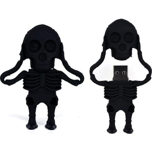 Halloween pendrive 64GB 32GB 16GB 8GB 4GB ghost usb flash drive 128GB Skeleton usb stick 256GB pen drive