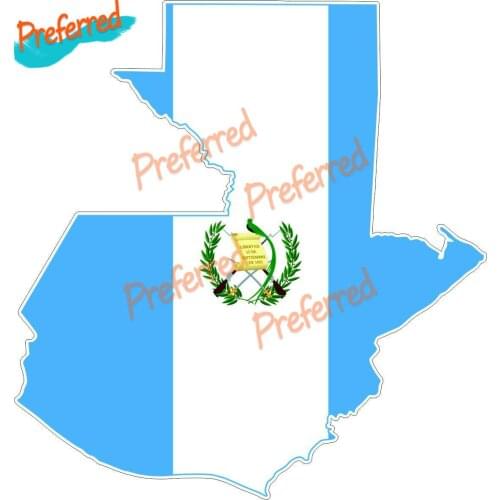 Map Flag Outside Macbbook Guatemala Decal Motocross Racing Laptop Helmet Trunk Wall Vinyl Car Sticker Die Cutting
