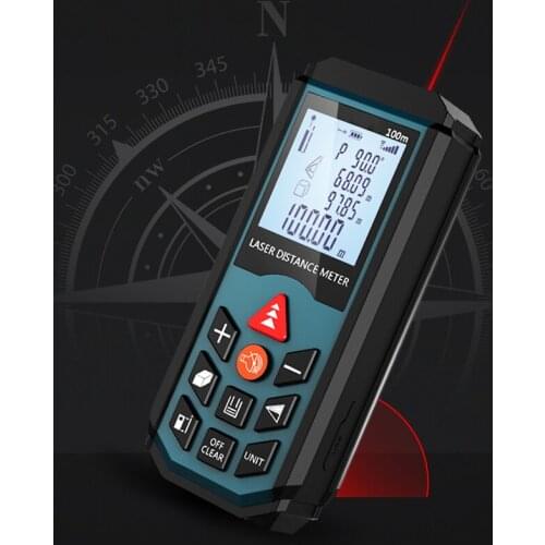 JRTMFG Laser Rangefinder Infrared Electronic Measuring Instrument Portable Handheld Tools For Construction Laser Distance Meter