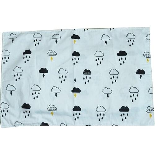 High Quality Double Face 100% cotton baby pillowcase bedding Pillowcase Single Pillow Cover Multicolor Pillowcase no filling