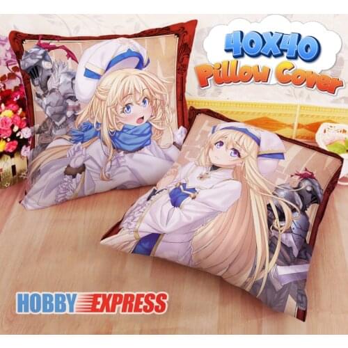 Hobby Express NEW Priestess Goblin Slayer Goblin Slayer 40x40cm Square Anime Dakimakura Throw Pillow Cover FBZ713
